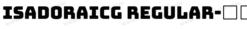 IsadoraICG Regular字体转换